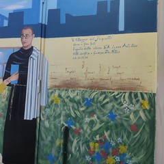 Murale dedicato al Villaggio del Fanciullo