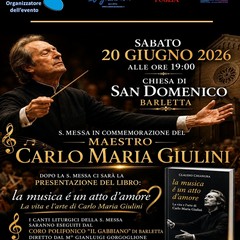Barletta ricorda il celebre direttore d'orchestra, il Maestro Carlo Maria Giulini