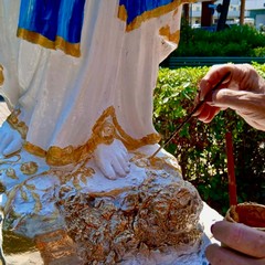La professoressa Antonella Palmitessa restituisce nuova vita alla Madonna di Piazza Solesin