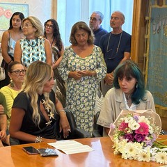 Giuditta D’Elia ospite al Palazzo di Città per prendere parte alla Stanza Divina