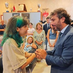 Giuditta D’Elia ospite al Palazzo di Città per prendere parte alla Stanza Divina