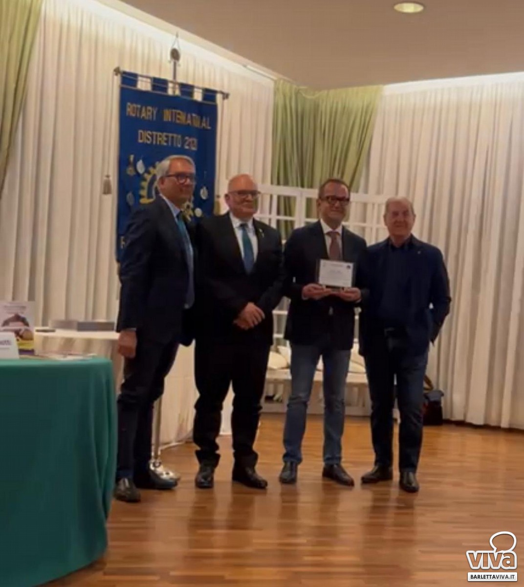 Premio Rotary alla professionalità ad Aldo Musti
