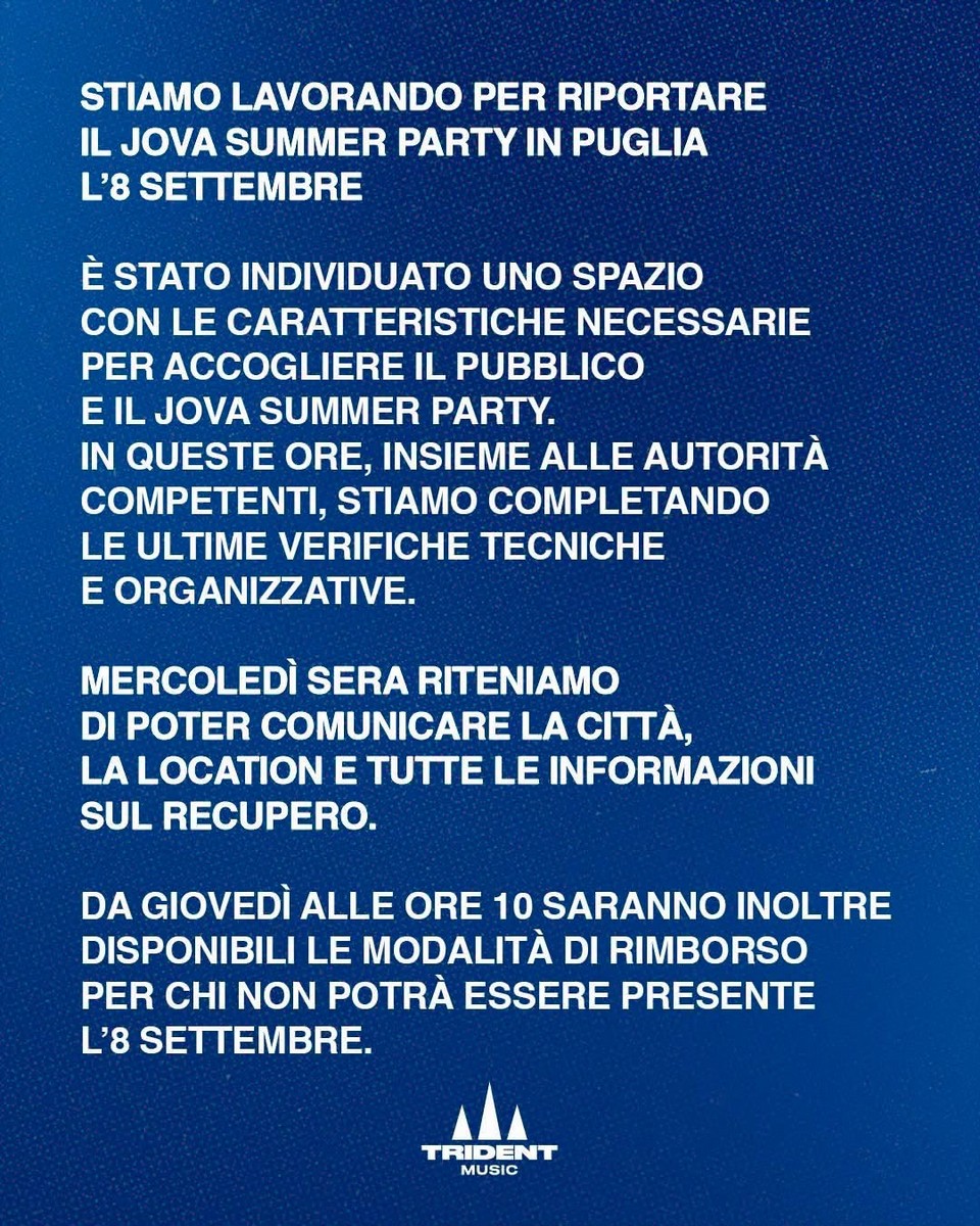 Comunicazione ufficiale Trident