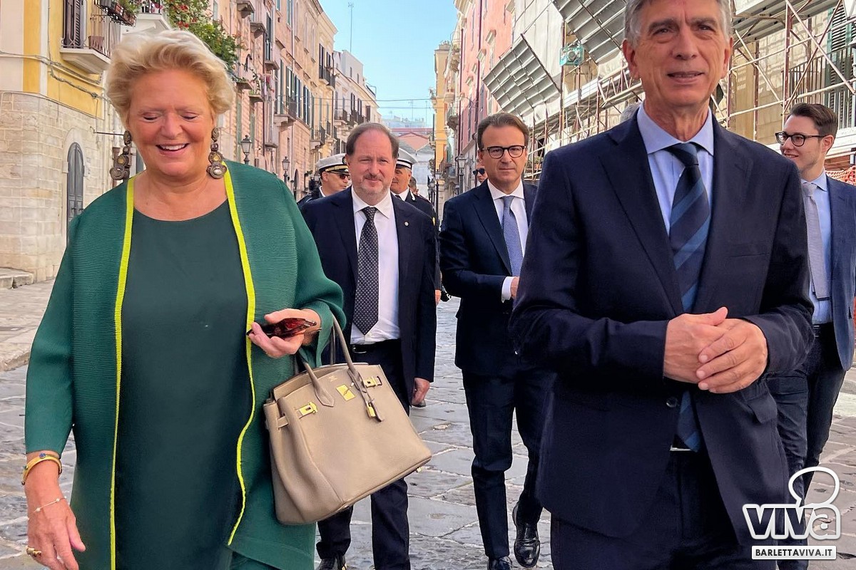 La Principessa Beatrice di Borbone Due Sicilie in visita a Barletta