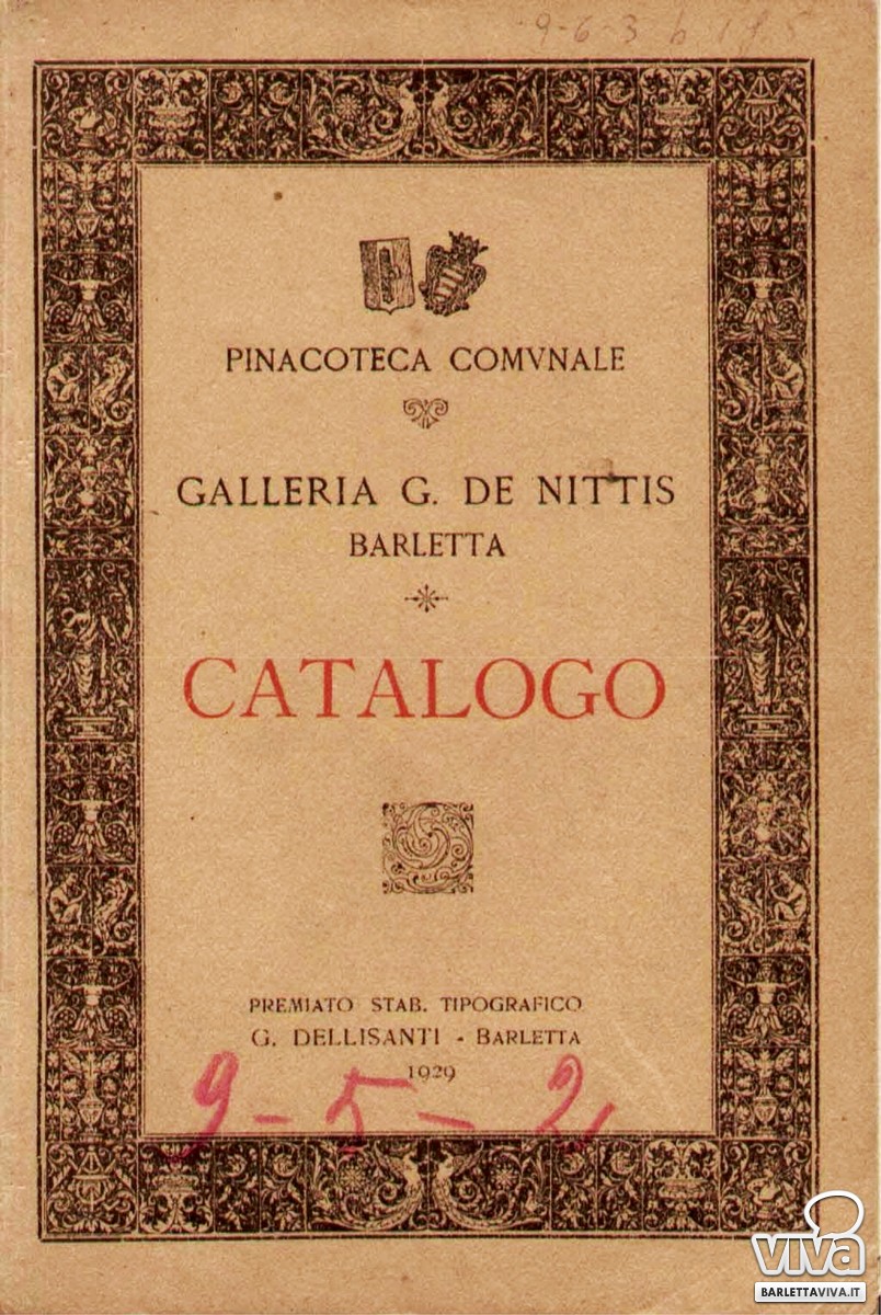 Primo catalogo donazione De Nittis