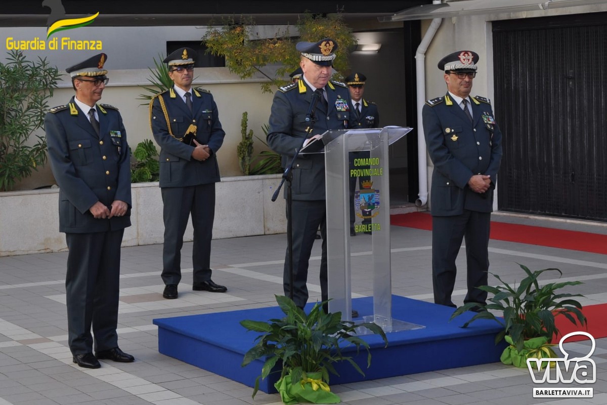 Guardia di Finanza, visita del Comandante Interregionale dell’Italia Meridionale Carbone