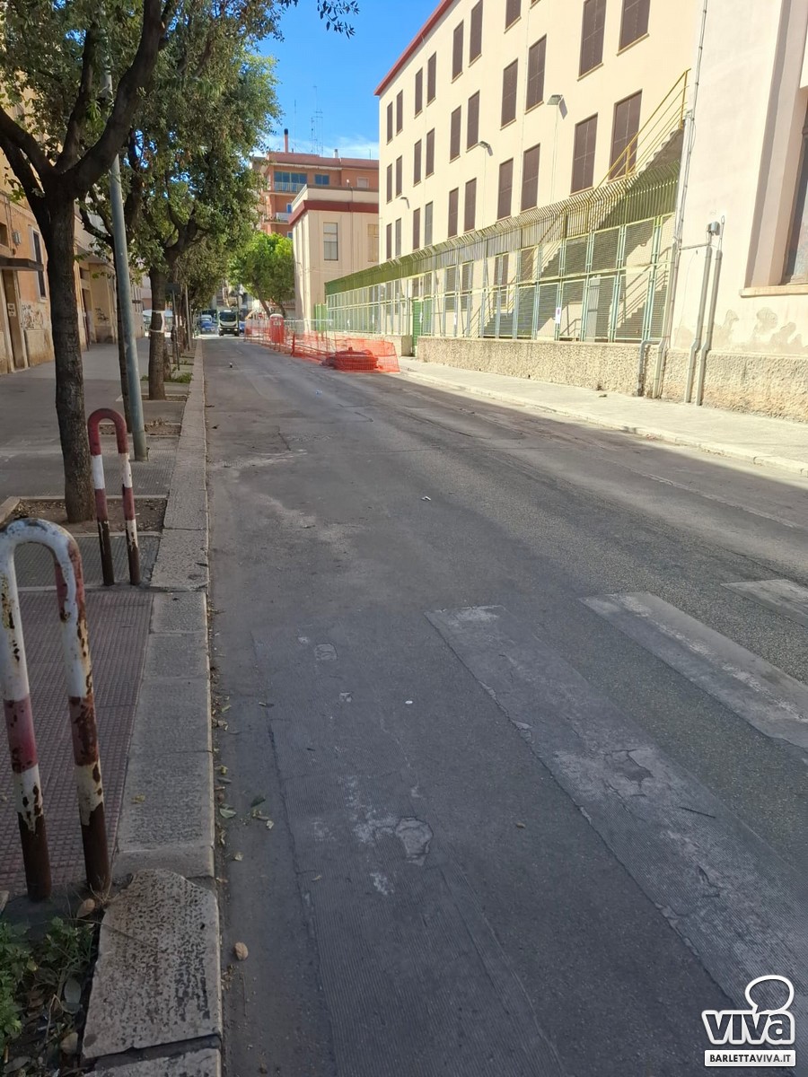 Via Libertà, strada pulita
