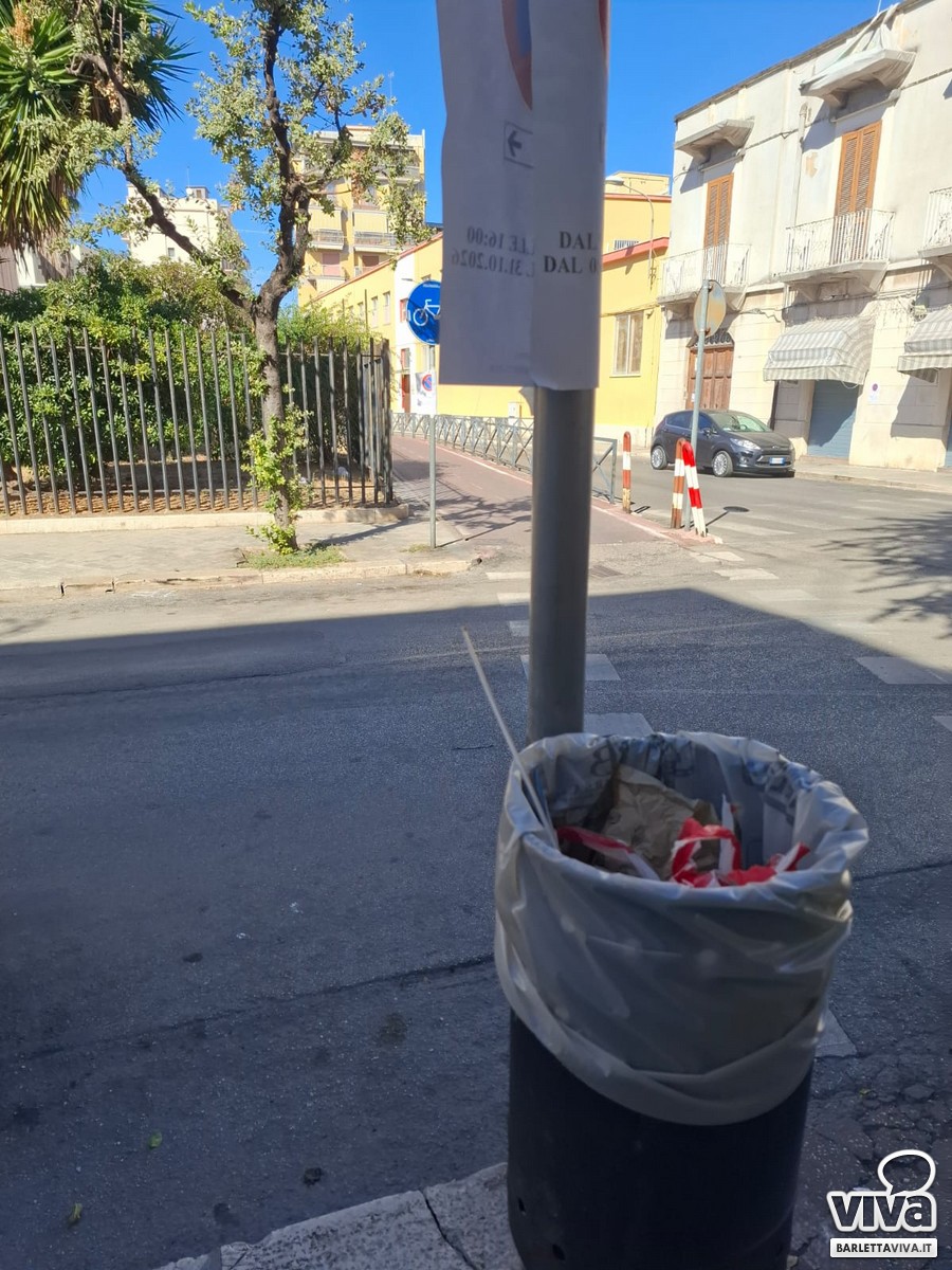 Via Libertà, strada pulita
