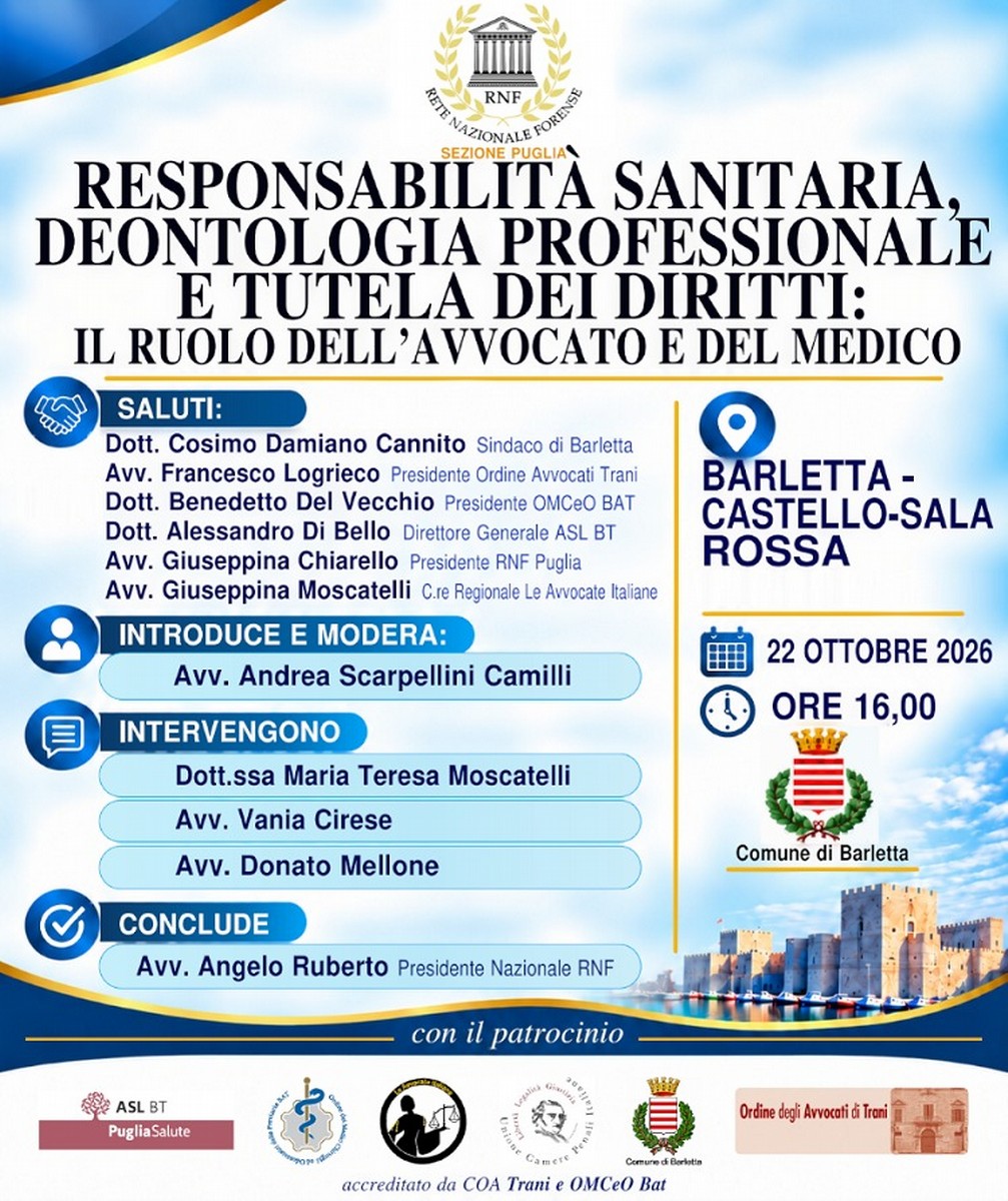 Convegno tra medici e avvocati