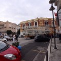 Blocco Camion Piazza Aldo Moro