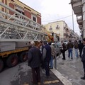 Blocco Camion Piazza Aldo Moro