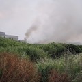 Incendio in zona Cartiera