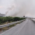 Incendio in zona Cartiera