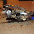 Incidente stradale, impatto tra uno scooter e un'auto in via Andria