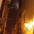 Inferno in Vico Giovenale, squarciata una palazzina