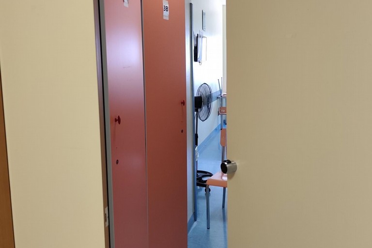 In reparto senza aria condizionata