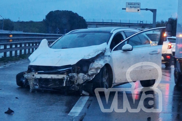 Incidente sulla SS16bis a Barletta verso lo svincolo Barberini