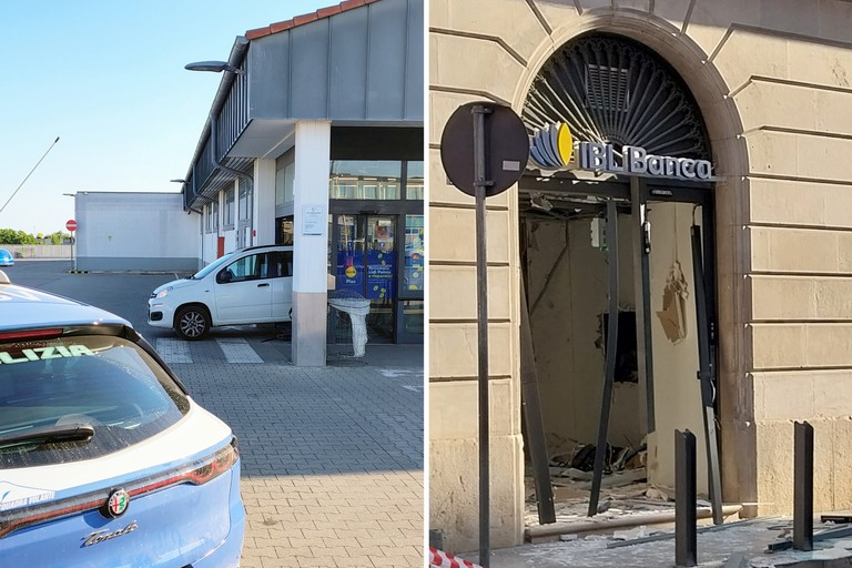 Notte di assalti a Barletta: esploso bancomat in via Imbriani e colpo alla Lidl