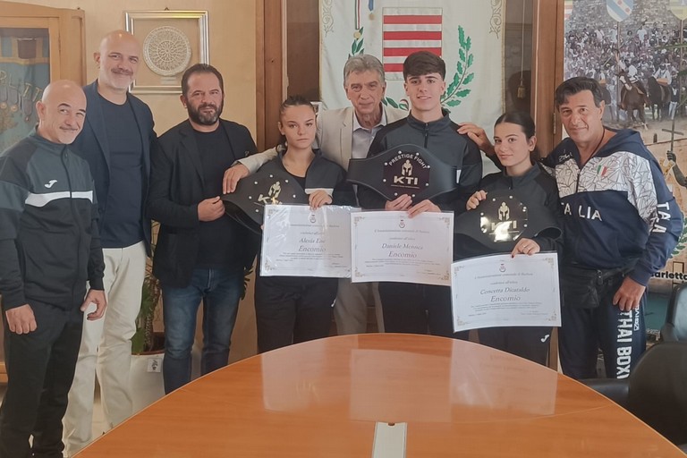 New Dragon fitness dal sindaco