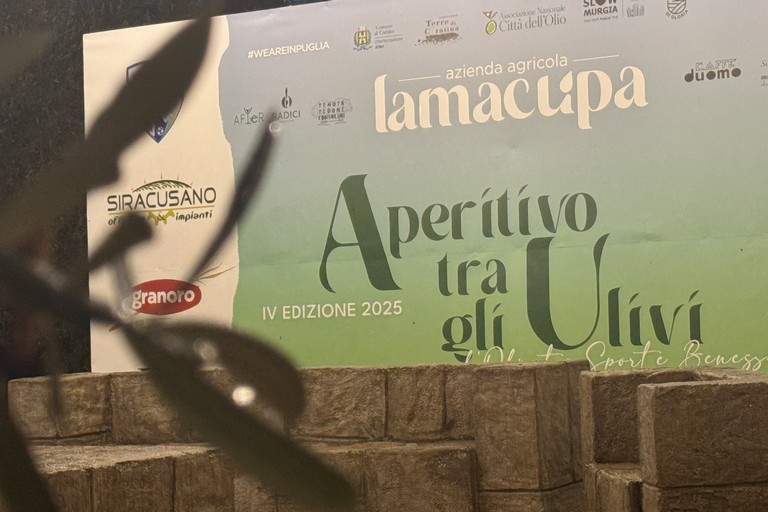 Aperitivo tra gli ulivi