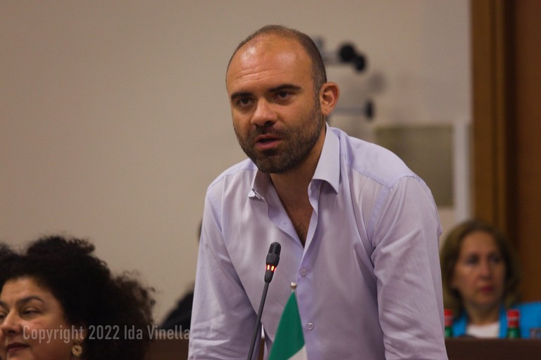 Carmine Doronzo in sala consiliare. <span>Foto Ida Vinella</span>