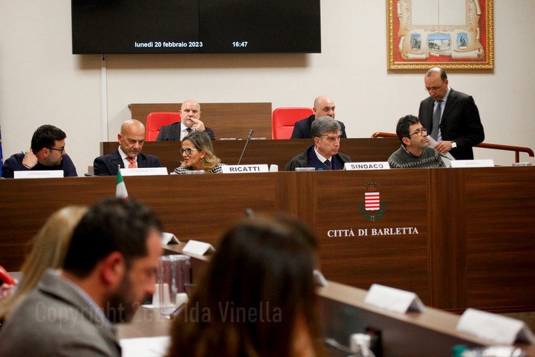 Consiglio comunale di Barletta. <span>Foto Ida Vinella</span>