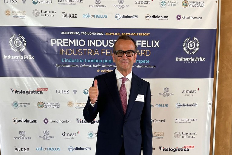 Aldo Musti al premio Puglia, Industria Felix