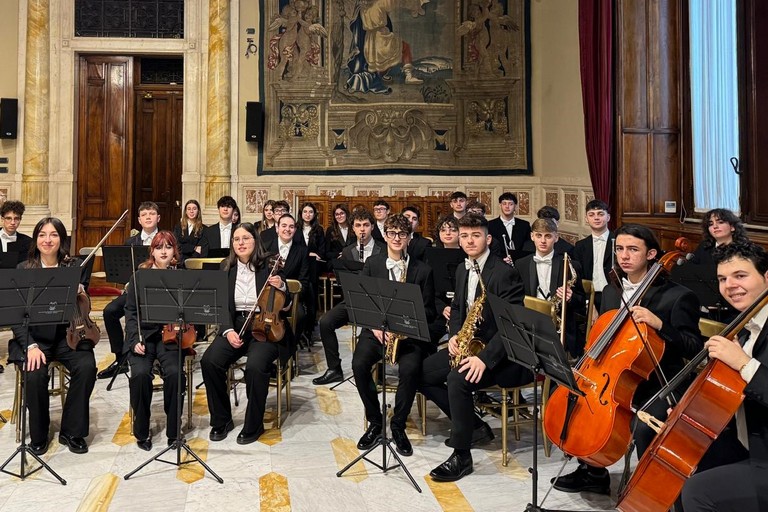 Anche i giovani musicisti del