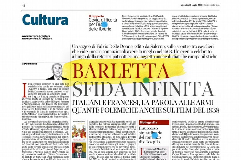 Barletta sulle pagine del Corriere della Sera