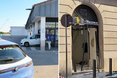 Notte di assalti a Barletta: esploso bancomat in via Imbriani e colpo alla Lidl - FOTO