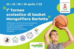 Dal 22 aprile il 1° Torneo scolastico di basket Mongolfiera Barletta
