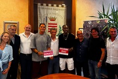 Il sindaco di Barletta accoglie il campione olimpico mondiale Andy Diaz