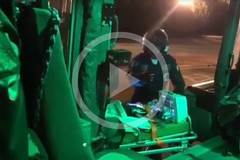 Aeronautica Militare, il video dell'intervento notturno all'ospedale di Barletta