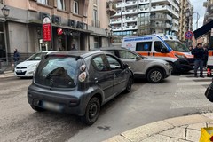 Brutto incidente tra via Geremia di Scanno e Corso Garibaldi, due autovetture coinvolte