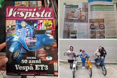 Il "Piaggio Ciao Arcobaleno" del barlettano Michele Spadaro sulla rivista "L'Officina del Vespista"