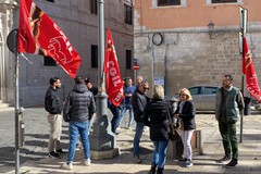 Assalto portavalori a Barletta, sit-in delle guardie giurate in Prefettura