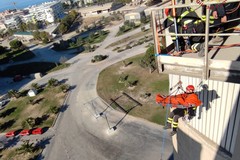 Esercitazione SAF dei Vigili del Fuoco nella Buzzi Unicem di Barletta