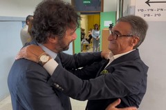 Pinuccio Fazio a Barletta e l'emozionante abbraccio con il questore Fabbrocini
