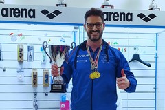 Tre successi a Bari per il nuotatore barlettano Fedele Cafagna