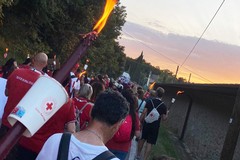Volontari in marcia a Solferino, presente anche la Croce Rossa da Barletta