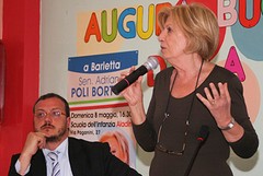 La senatrice Poli Bortone a Barletta per il candidato sindaco Paolillo