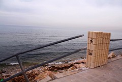 Litoranea di Levante a Barletta, pericolo concreto. Già il primo crollo