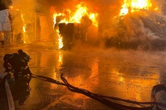 Incendio nella notte alla Dalena Ecologia di Barletta