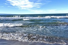 Vento e mare mosso a Barletta: il coraggio del giovane Francesco salva due bagnanti