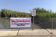 «Non diffamiamola, amiamo Barletta. No alla propaganda politica», lo striscione misterioso a ridosso del canale H