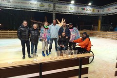 Inaugurata la pista di pattinaggio sul ghiaccio al Parco dell'Umanità