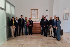 Donato il modellino della Corazzata "Pietro De Cristofaro" alla Prefettura della BAT