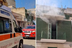 Incendio in via Vista a Barletta, soccorsi residenti e vicini di casa