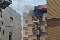 Barletta, incendio in via Rizzitelli: nessuno in pericolo di vita