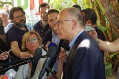 Il segretario del PD Enrico Letta a Barletta per sostenere Santa Scommegna